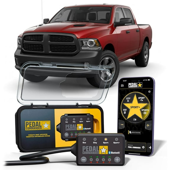 Pedal Commander Throttle Controller for Dodge Ram 1500-3500 (2007-2018) Gas & Diesel Engines - PC31