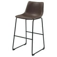 thumbnail image 5 of Newboti Furniture Brown and Black Armless Bar Stool (Set of 2) 43076, 5 of 10