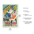 thumbnail image 2 of Summer Alcazar (Alcazar d'Été) - End of The Century Revue - Vintage Cabaret Poster by Jules Chéret c.1800s - Master Art Print (Unframed) 12in x 18in, 2 of 4