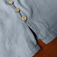 thumbnail image 6 of Men Casual Solid Side Split Pocket Elastic Waist Straight Half Shorts Pants Sport Pants, 6 of 7