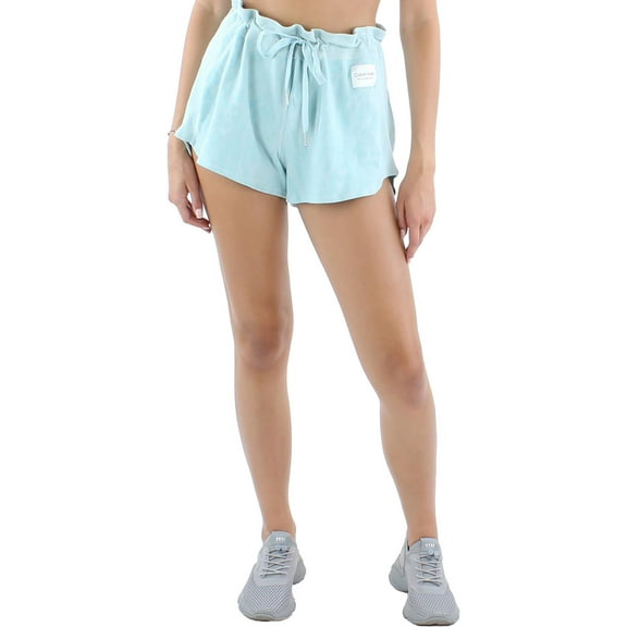 Calvin Klein Performance Womens Animal Print Logo Casual Shorts