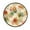 Watercolor Maple Leaves Pattern, variant on 36.2 Inch Round Floor Mat Watercolor Blue Cornflowers Carpet Decor Rug for Living Room Bedroom