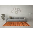 thumbnail image 3 of Ahgly Company Indoor Rectangle Abstract Orange Modern Area Rugs, 3' x 5', 3 of 4