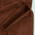 thumbnail image 5 of Chiccall Men's Quarter Zip Corduroy Sweatshirts Casual Mock Neck Ribbed Sweater Plus Size Fall Winter Warm Pullover Tops, 5 of 6