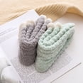 thumbnail image 2 of Fuzzy Socks Slipper Socks Microfiber Sleeping Socks Soft Home Winter Socks For Women Independent Socks Teen Socks for Girls Ages 11-14 Men Thin Wide Feet Socks Fort Note Socks Pack of Socks for Women, 2 of 2