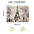 thumbnail image 3 of Orinice Eiffel Tower Flowers Fine Art Aesthetic Poster & Print Wall Painting for Classroom Kitchen Office Farmhouse Bathroom Room Decor Pictures Wall Canvas Art Living Room Bedroom Home Office, 3 of 6