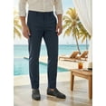 thumbnail image 4 of Men's Light-Weight Cotton Blend Dress Pants - Breathable Straight Fit for Office & Travel, 4 of 7