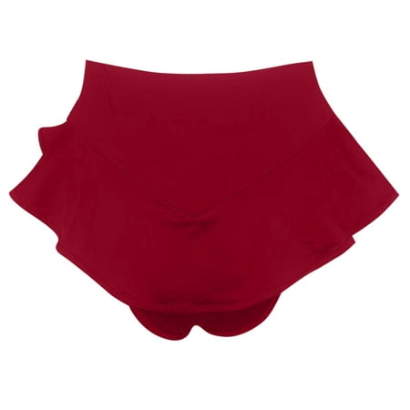 

KaLI_store Womans Underwear Womens Underwear Cotton Panties for Women Underpants Briefs Hipster Lace Bikini Red XXL