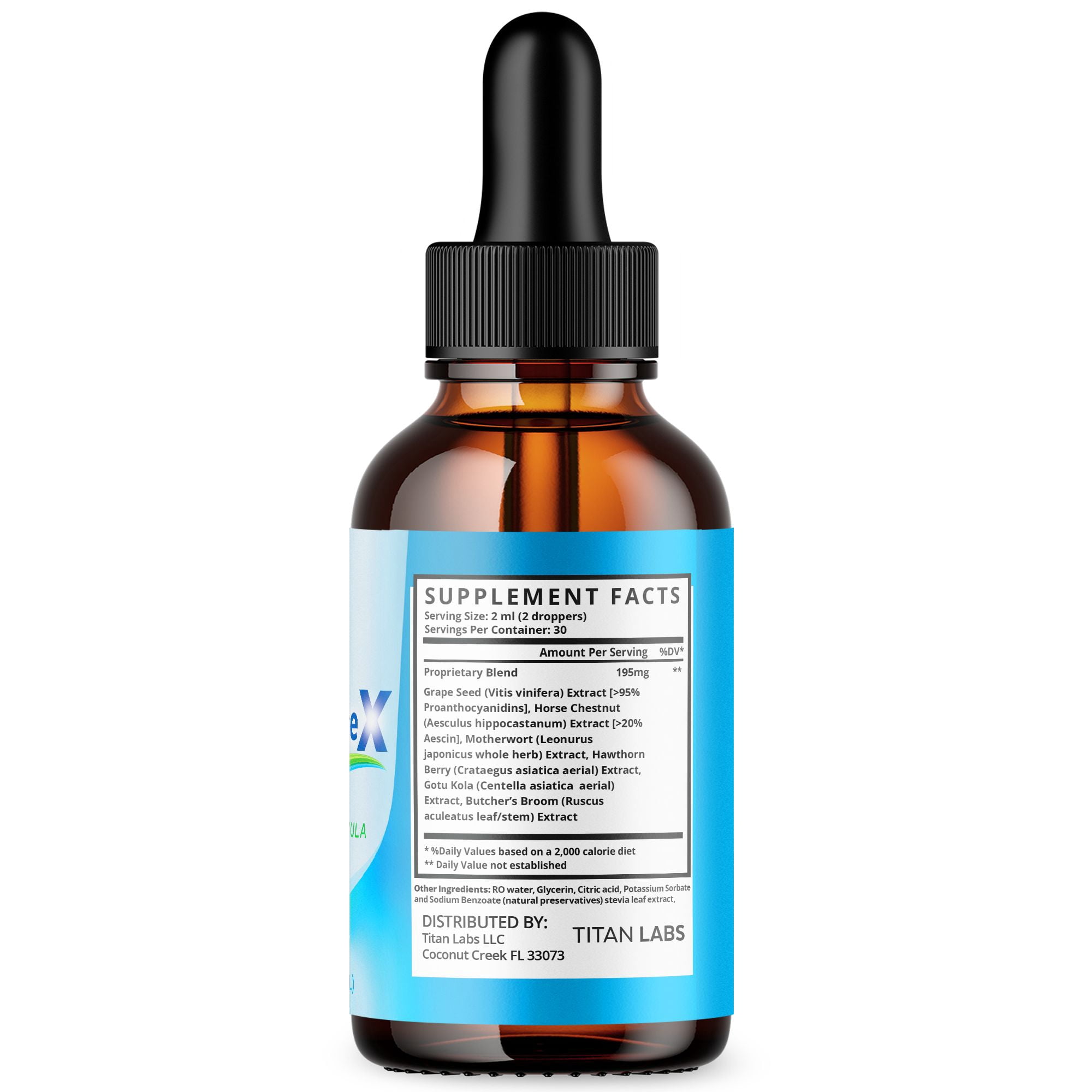BreathEaseX Respiratory Blend Drops Advanced Formula Lung Support Breath Ease X 60 Servings