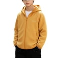 thumbnail image 2 of Bixock Toddler Boys Hooded Jackets Boys Light Jackets Kids Hoodie Outerwear Long Sleeve Hooded Zip Front Side Pockets Daily Jacket for Kids 2-12Years, 2 of 7