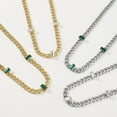 thumbnail image 5 of Personality simple collarbone choker rhinestone necklace, 5 of 5