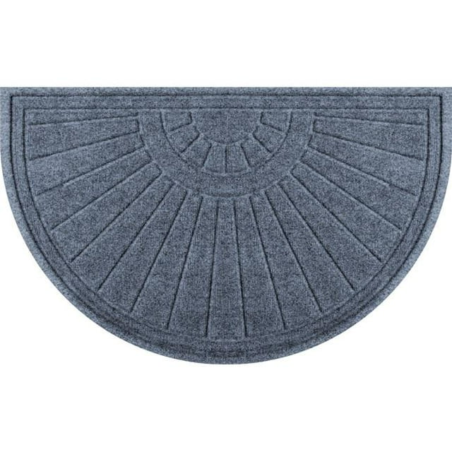 Aqua Shield 20260582439 Paillasson Demi-Rond 24 x 39 Po - Bluestone