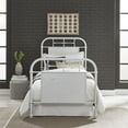 thumbnail image 2 of Liberty Furniture Industies, INC Vintage Series Full Metal Bed - Antique White in Distressed Metal, 2 of 6