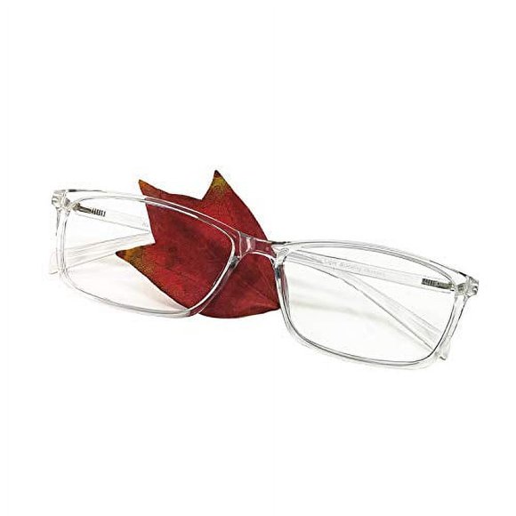 Lunettes d'Ordinateur Anti-Lumière Bleue Lecteur Écran de Jeu Lunettes Numériques Anti-Éblouissement Lentille Transparente UV Légère pour Femmes Hommes Équipement de Jeu Essentiel Grossissement 0