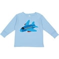 thumbnail image 3 of Inktastic Jet Airplane Childs Plane Boys or Girls Long Sleeve Toddler T-Shirt, 3 of 5