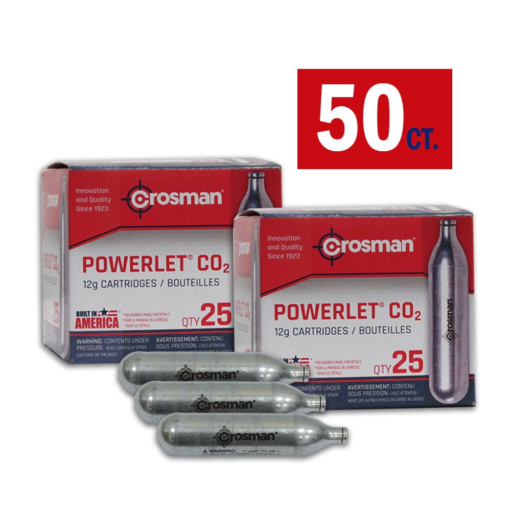 Crosman 12gram CO2 Cartridges 50 ct.