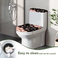 thumbnail image 4 of SEANATIVE Daisy Toilet Cover Lid Replacement Covers Universal Fit Standard Oblong Round Bath Room Bowl Lids 2PCS Dust Resistant Toilet Tank Lid Pad Home Decoration Accessory, 4 of 7