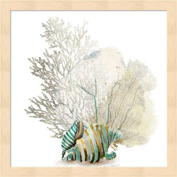 Coral II by Aimee Wilson, Framed Wall Art, 13.25W x 13.25H