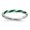 Green, variant on Fine Jewelry 925 Sterling Silver Twisted Orange Enameled Ring for Women Size 5