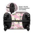 thumbnail image 2 of Rateoe Daisies Flowers Printed Luggage Cover, Suitcase Protector Fits 18-32 Inch Luggage-Small, 2 of 7