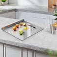 thumbnail image 5 of Kieccall 304 Stainless Steel Cutting Board Meat Vegetable Chopping Board Kitchen Cooking Food Prep, 5 of 8