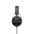 thumbnail image 5 of beyerdynamic DT 770 PRO 250 Ohm, Closed-Back Over-Ear Wired Studio Headphones, 3m Coiled Cable, Black with Gray Velour Ear Pads, 5 of 7