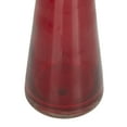 thumbnail image 4 of DecMode 3 Candle Red Glass Pillar Candle Holder, Set of 3, 4 of 8