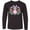 AB-Black, variant on Inktastic Easter Scandinavian Bunny with Flowers Long Sleeve Youth T-Shirt