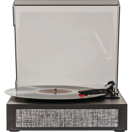 Crosley CR6042A-BK Scout 3-Speed Bluetooth Turntable with Built-in Speakers, Black