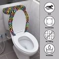 thumbnail image 4 of HELLHERO Toilet Lid Covers Set & 2 Piece Set for Bathroom Home Easy to Clean Adjustable, 4 of 8