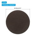 thumbnail image 2 of Uxcell 5.5" Dia. Adhesive Non-Slip Backed Felt, 2 Pcs 5mm Thick Round Lamp Base Anti-Slip Mat Anti-Scratch Pad, Brown, 2 of 6
