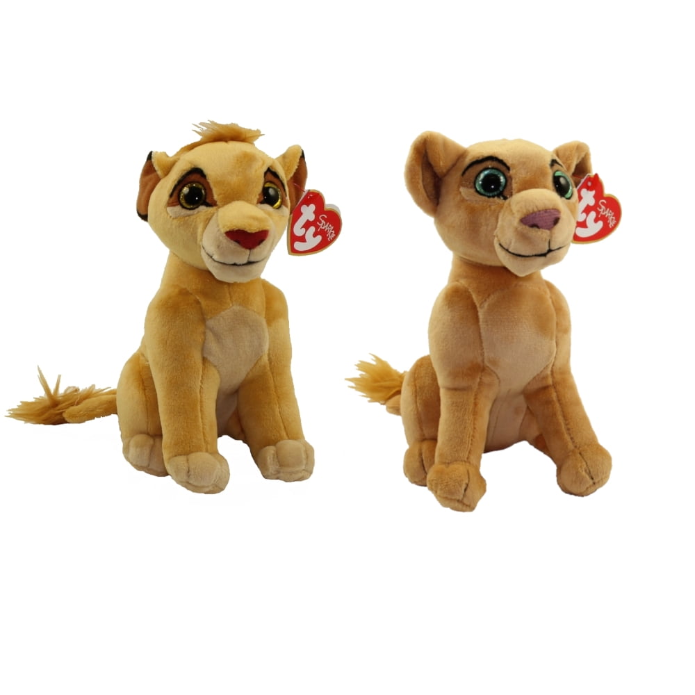 TY Beanie Babies - Disney's The Lion King - SET OF 2 (Simba & Nala) (8