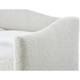 thumbnail image 4 of Meridian Furniture Arlo Cream Boucle Fabric Twin Daybed, 4 of 7
