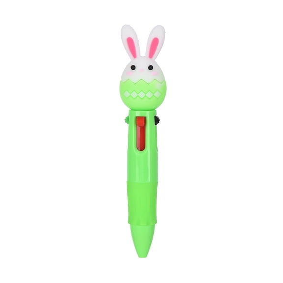 Mecorevxz Mini Retractable 4-color Pen A Creatives And Stylish Stationery Item A Cute Retractable 4-color Planner Pen for Easter Suitable for Stationery Supplies(Green)