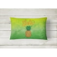 thumbnail image 2 of Aloha Pineapple Welcome Canvas Fabric Decorative Pillow, 2 of 3