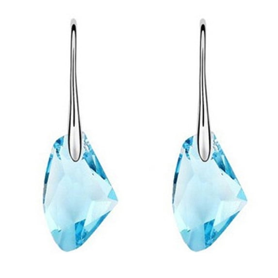 Ayyufe Women Rhinestone Dangle Drop Hook Earrings Royal Eardrop