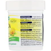 De La Cruz Arnica Salve Moisturizer for Cracked Skin, for Dry and Cracked Hands, Elbows and Feet, 2 oz Jar