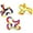 Multicolored, variant on Tangle Jr. Original Set of 3 Genuine Tangle Fidget Toys