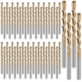 thumbnail image 1 of 100 Pcs Drywall Bit 1/8 Inch Spiral Saw Tip Cutting Bits Bits Drywall Tools M2 High Speed Steel for, 1 of 5