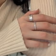 thumbnail image 2 of Qarigey Anillo de apertura para mujer, decoración de personajes de cobre, anillos simples, mano, novia, chicas, joyería chapada para mujer, joyería Ropa, zapatos y accesorios Miscelánea Tipo 1 Qarigey AP014819-01, 2 of 6