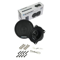 New Blaupunkt BPS-E452 4" 2-Way Coaxial Car Speakers 80W with Grilles - 1 Pair