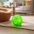 thumbnail image 4 of Interactive Dog Ball 2.5 Inch Glow in The Dark Dog Ball Paw Print Dog Toys Non Toxic Pet Chew Ball for Small Medium Dogs Red Puppy Oral and Play, 1 Pack, 4 of 6