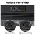thumbnail image 4 of C Cattleya Motion Sensor Dusk to Dawn Outdoor Flush Mount Ceiling Light with Clear Water Glass Shade, 4 of 8