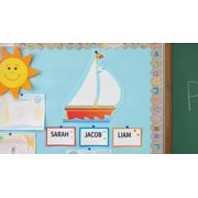 SHAPES ETC. Large Notepad - Sailboat