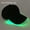 Black Hat Green Light, variant on Fashion Unisex Solid Color LED Luminous Baseball Hat Christmas Party Peaked Cap