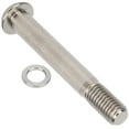 thumbnail image 3 of AMONIDA Seatpost For , Post Screw For ,Saddle Clamp Seatpost Titanium Alloy Screw Gasket For Folding Bicycle, 3 of 8