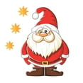 thumbnail image 3 of Langgg Christmas Static Sticker Fridge Window PVC Decal Home Office Shop Self-adhesive Decoration, Long Hat Santa Clause, 3 of 6