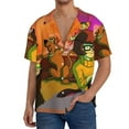 thumbnail image 3 of Sigee Scooby-Doo U for Men's Casual Short Sleeve Button Down Shirts Men's Shirts Summer Medium, 3 of 7