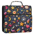 thumbnail image 5 of FORMRS Zipper Binder with Shoulder Strap 2-inch Ring 500 Sheet Capacity File Bag, Small Space Pattern, 5 of 5