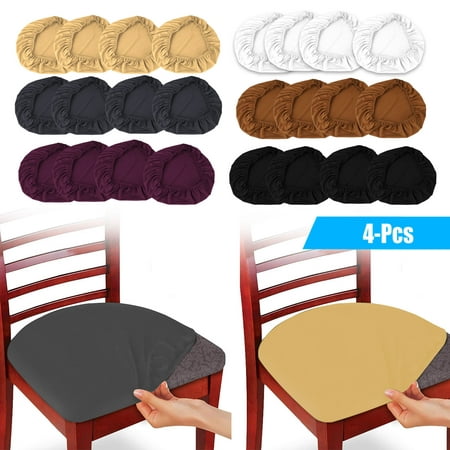 Eeekit 4 Pack Stretch Dining Room Chair Seat Covers Removable